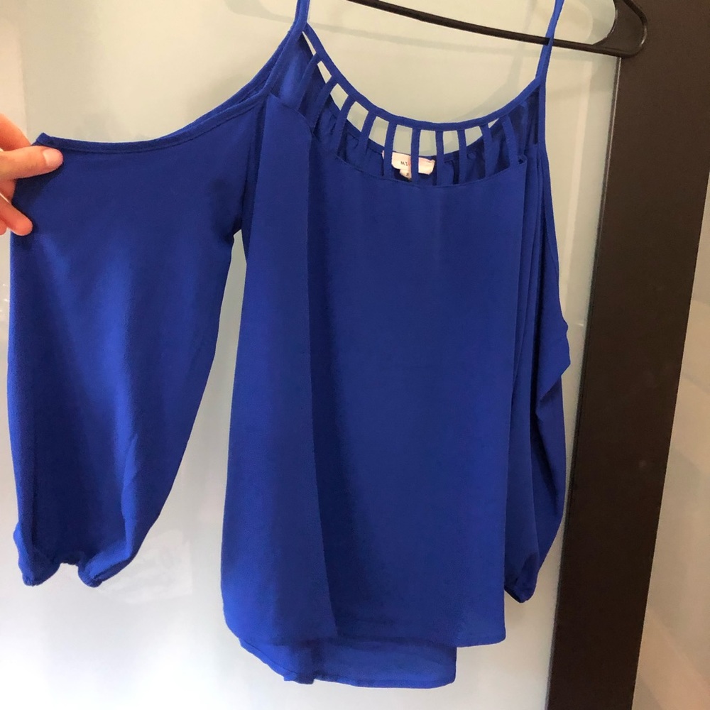 Cold shoulder blouse